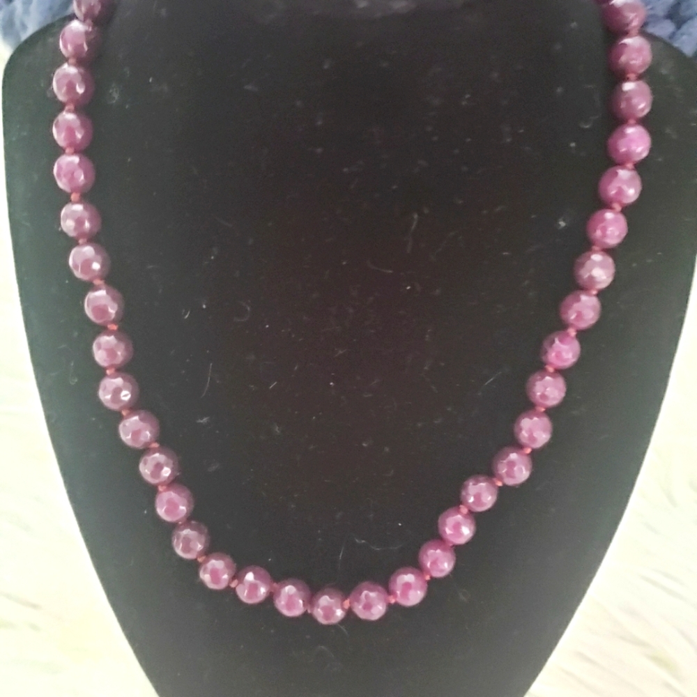 Garnet Hand-Knotted